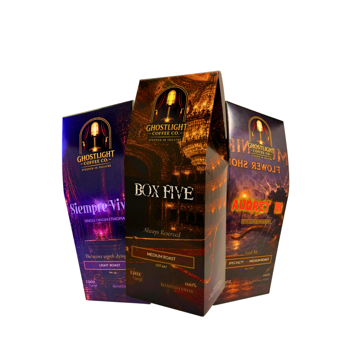 Build Your Own Bundle: three Ghostlight coffee bags